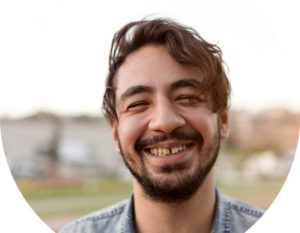 Header image of smiling man