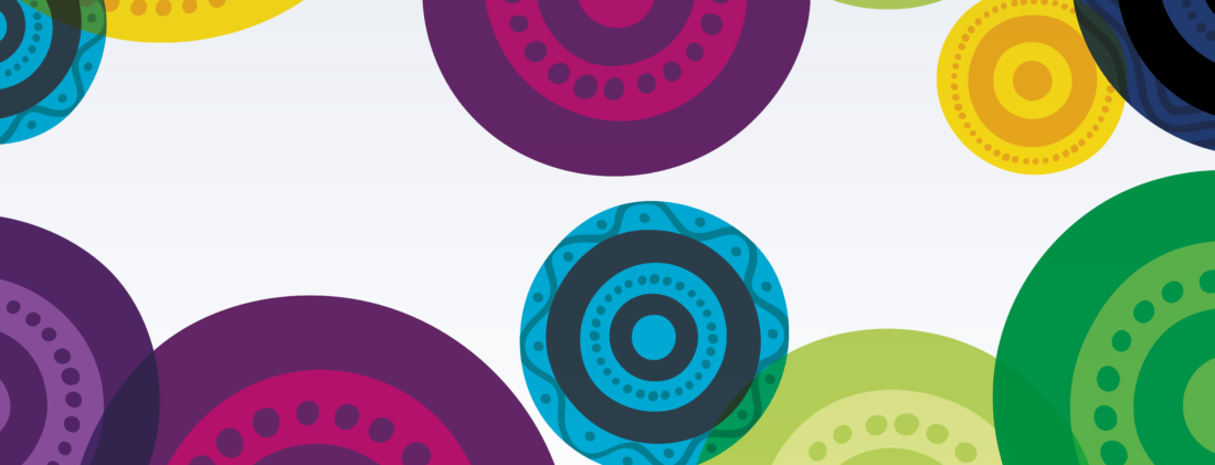 AGPAL and QIP Indigenous artwork background