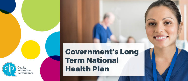 Government's Long Term National Health Plan QIP Header