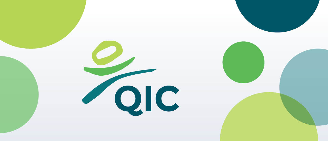 QIC Logo with branding